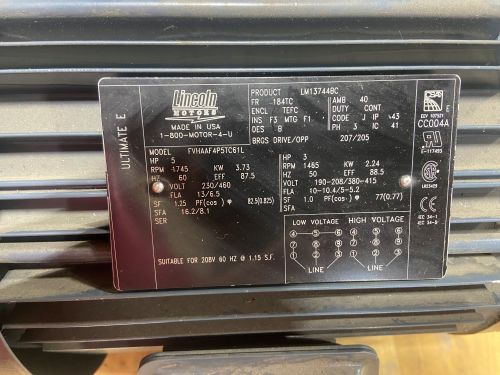 Lot of Three (3) Electric Motors - Image 9